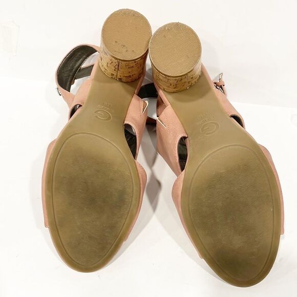 G by Guess Women’s Light Blush Jonra Round Cork Heeled Sandals Sz 11 - Picture 10 of 10